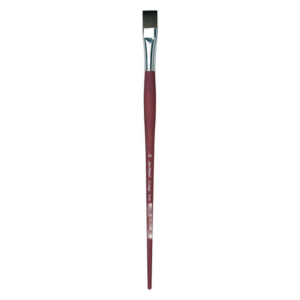 Da Vinci College Synthetic Brush Bright Long Handle Size 20