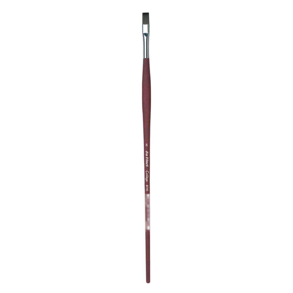 Da Vinci College Synthetic Brush Bright Long Handle Size 8