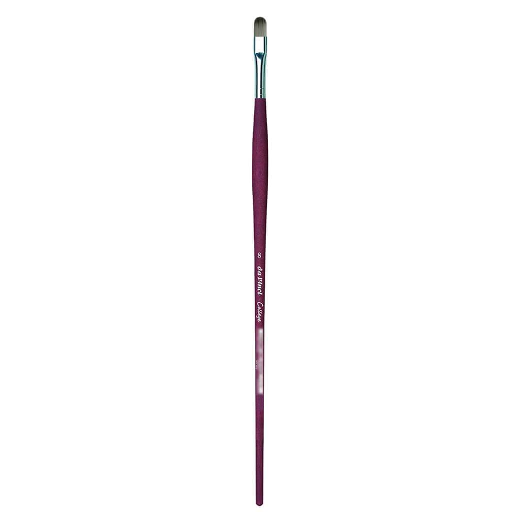 Da Vinci College Synthetic Filbert Long Handle Size 8