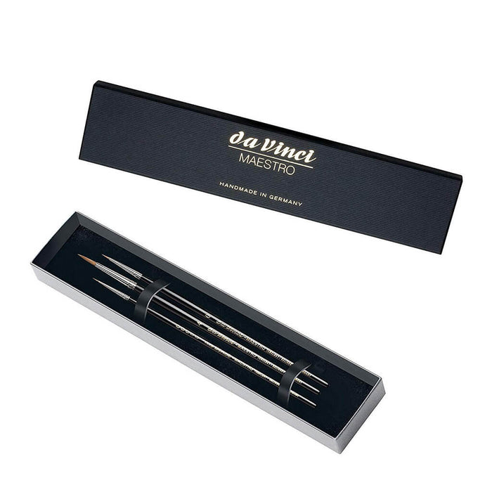Da Vinci Set Brushes Series 10 Maestro Piece 3 Marten Kolinsky
