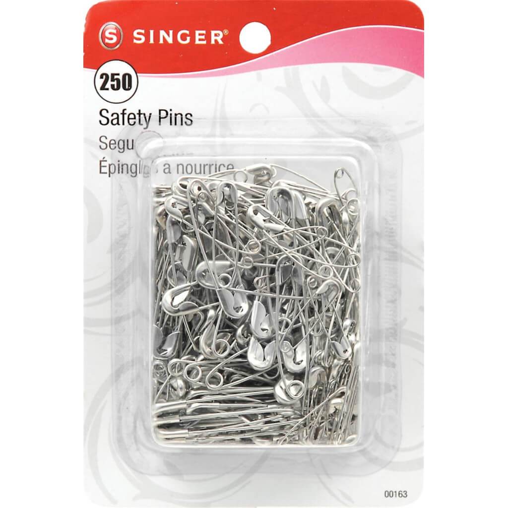 Singer Safety Pins Sizes 0 To 2 250pc