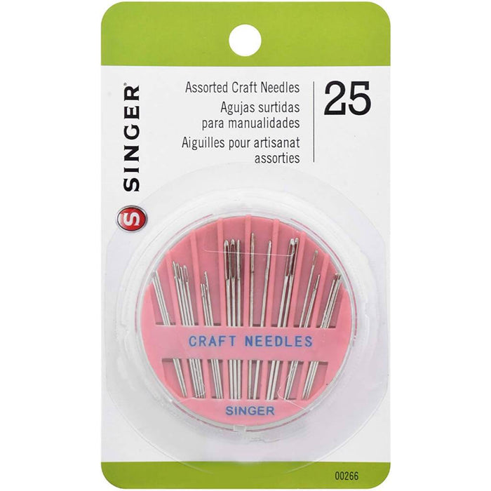Singer Craft Needle Compact Assorted 25pc