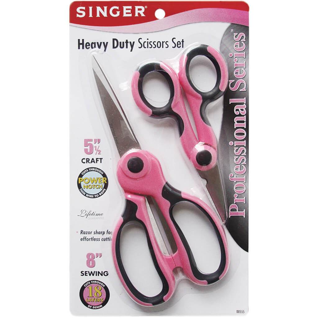 Singer Professional Series Heavy Duty Scissors Set 5.5in &amp; 8in