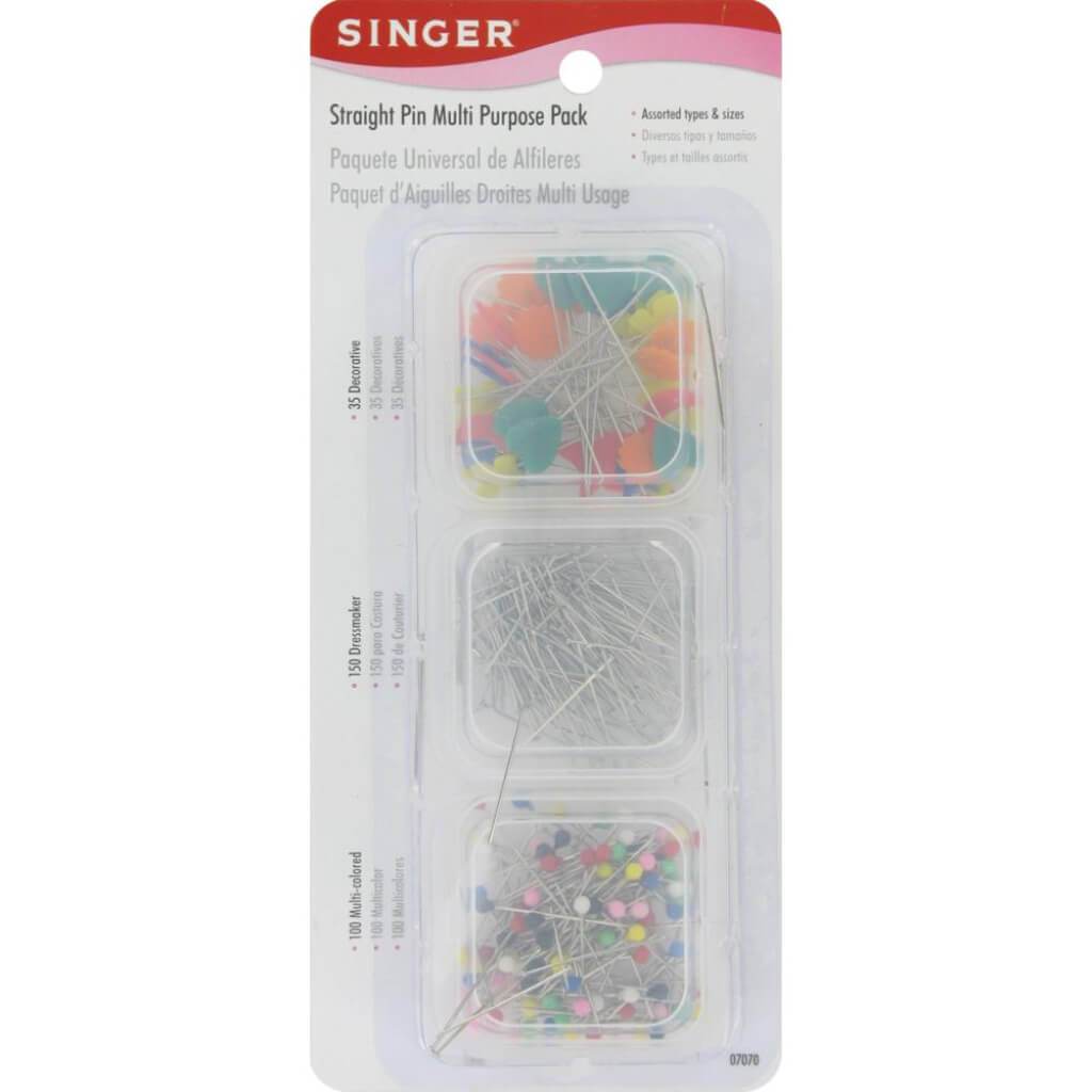 Singer Straight Pins Assorted 285pc