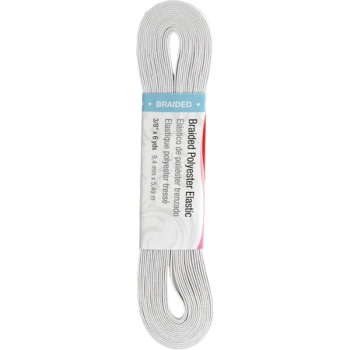 Singer Washable Polyester Elastic .375in x 6yd White
