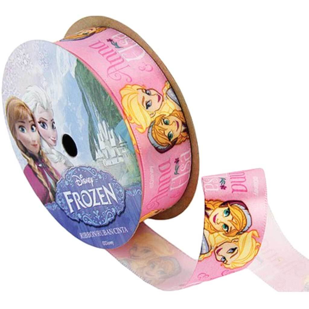 Frozen Ribbon Anna &amp; Elsa 7/8in x 9'