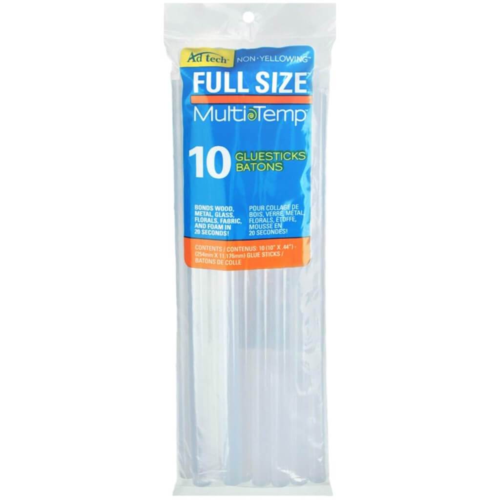 Multi-Temp Glue Sticks 7/16in x 10in 10pc