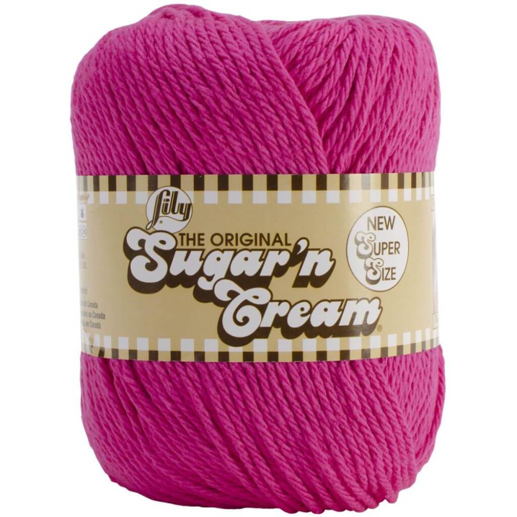 Sugar'n Cream Yarn Super Size Solid 4oz