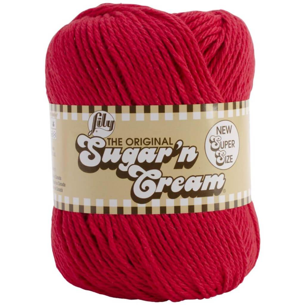 Sugar'n Cream Yarn Super Size Solid 4oz