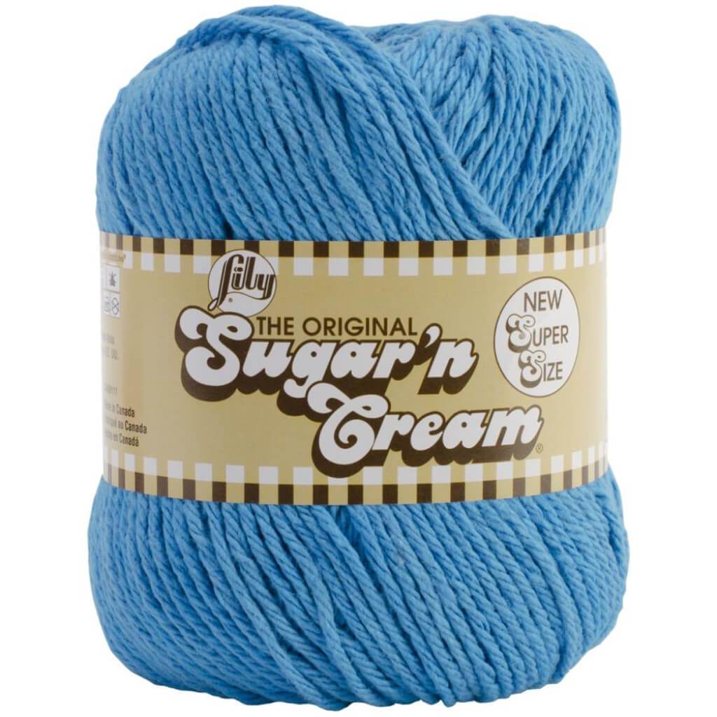 Sugar'n Cream Yarn Super Size Solid 4oz