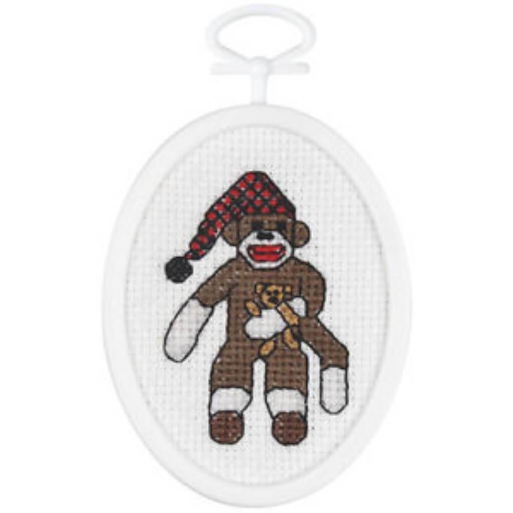 Oval   -Peejay Sock Monkey 