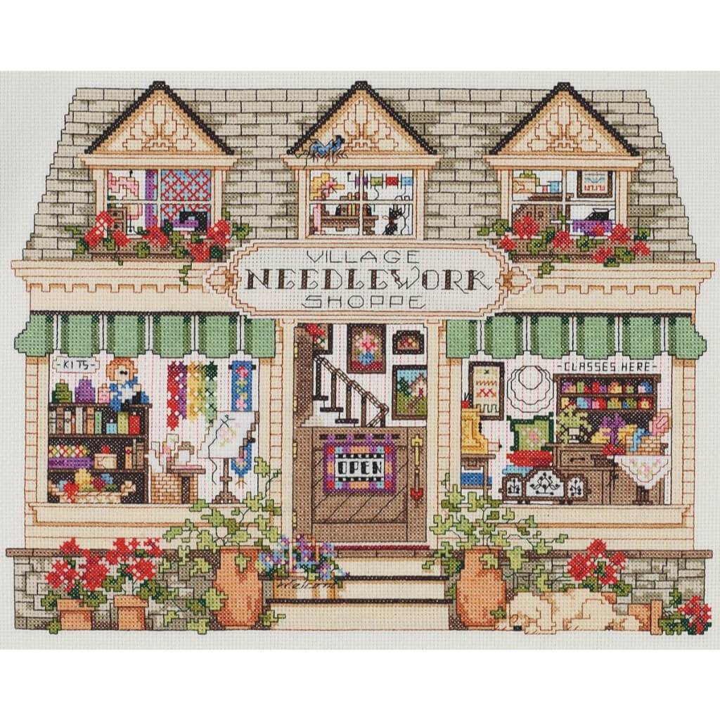 Needlework Shoppe Counted Cross Stitch Kit 14in x 11in 14pc