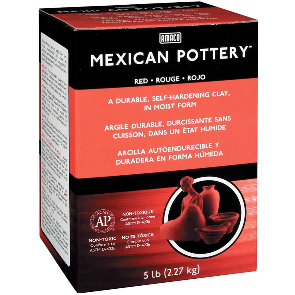 Mexican Self-Hardening Clay 5lb Red