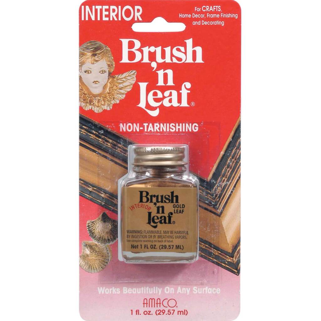 Brush 'n Leaf Interior Metallic Paint 1oz Gold