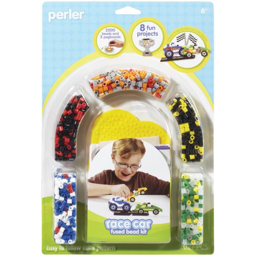 Perler Fused Bead Kit Race Car