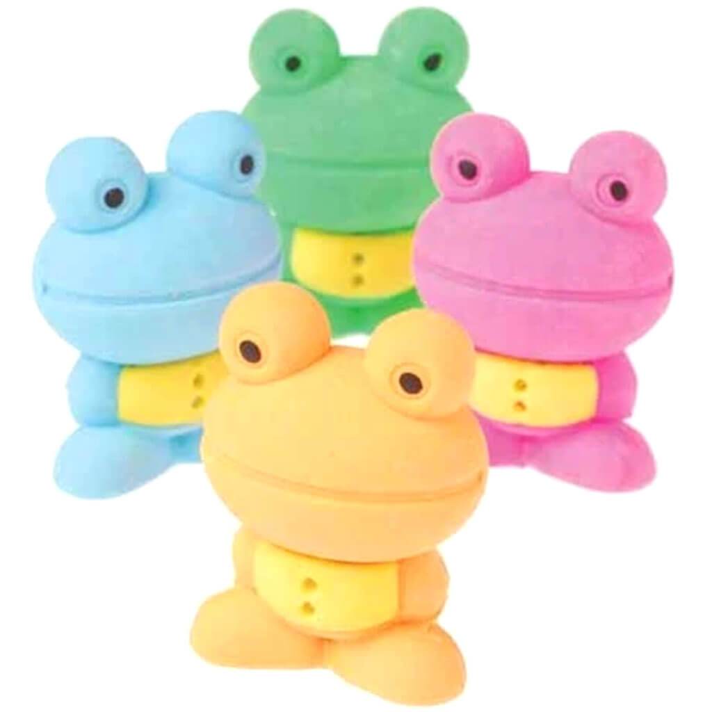 Frog Eraser 6ct