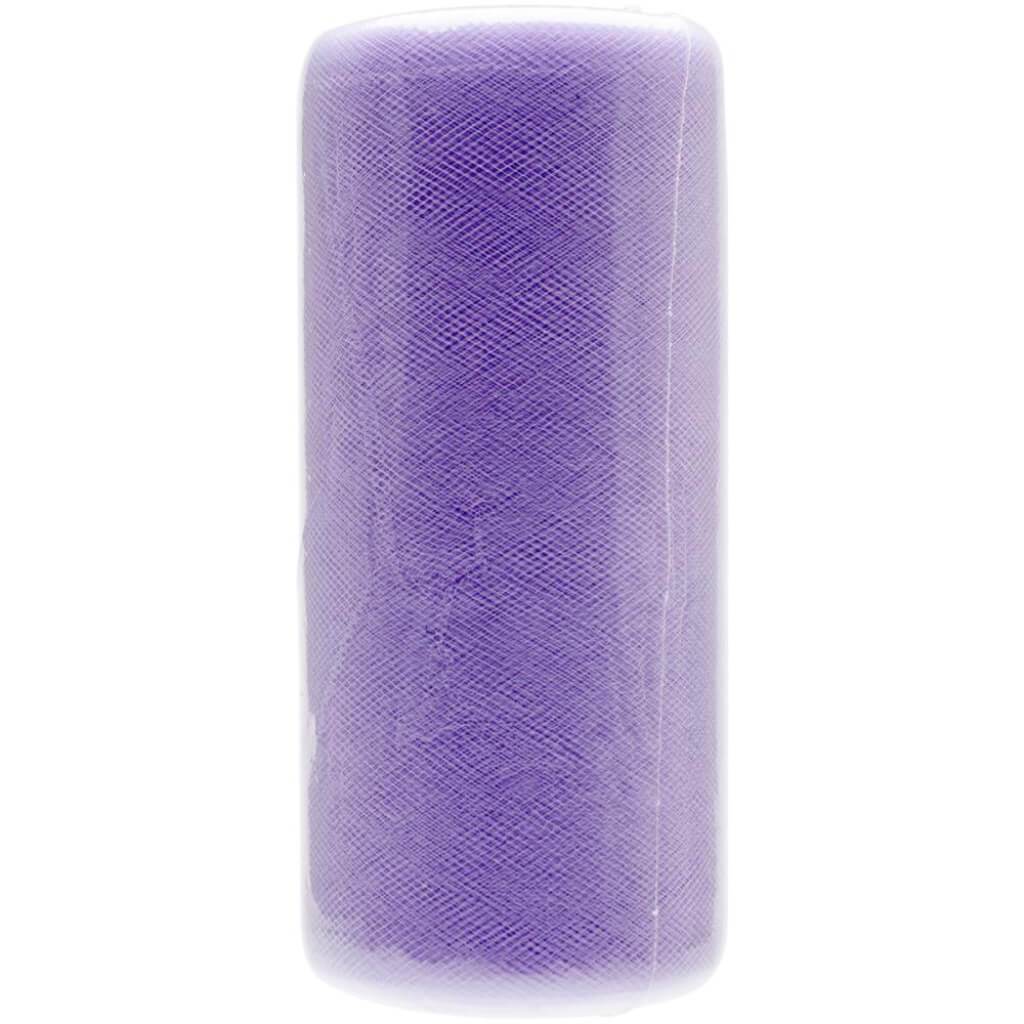 Falk Tulle 6in x 25yd Lavender