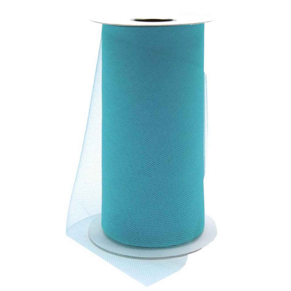 Falk Tulle 6in x 25yd Aqua