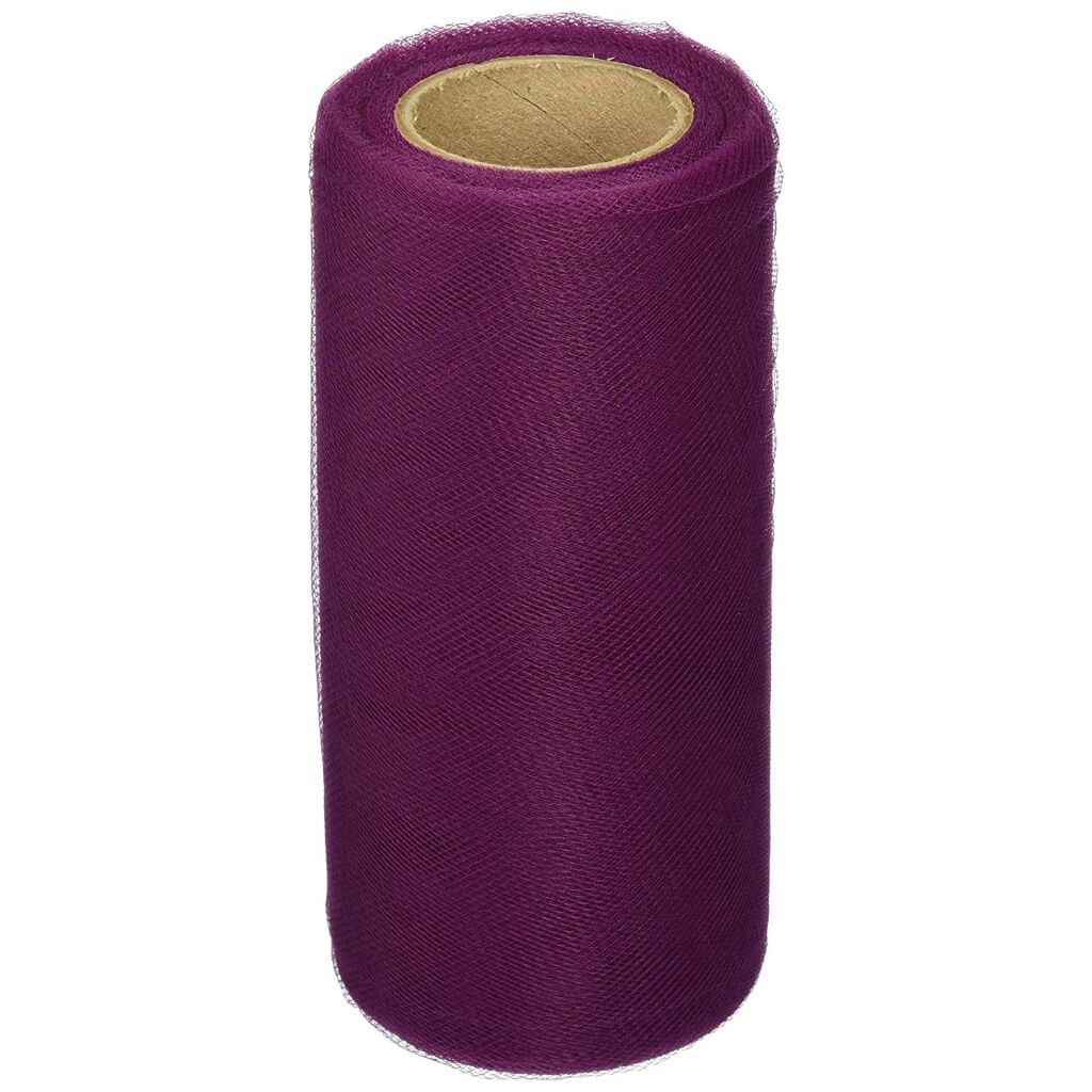 Falk Tulle 6in x 25yd Wine