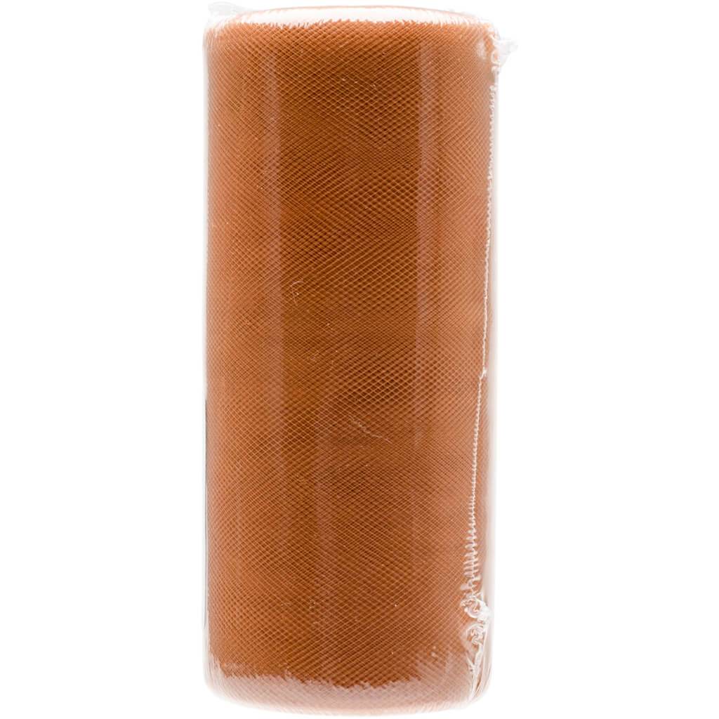 Falk Tulle 6in x 25yd Brown