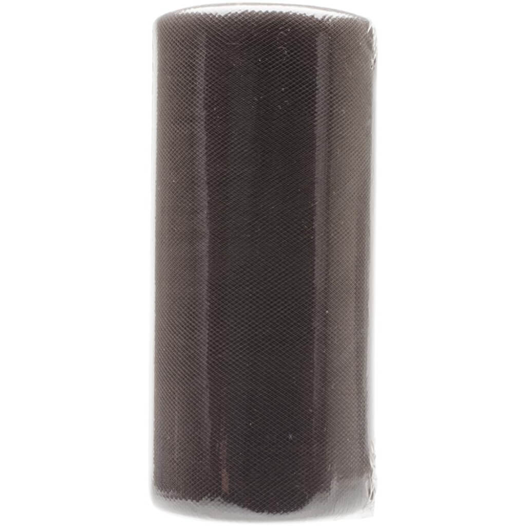 Falk Tulle 6in x 25yd Spool Rd Chocolate