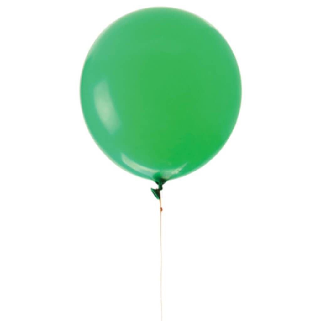 Solid Green Latex Balloons 12ct 