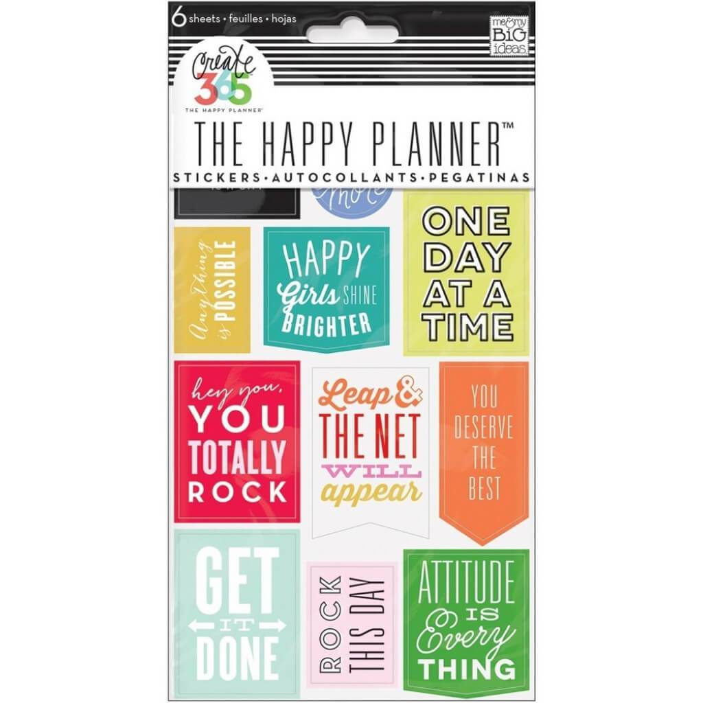 Happy Planner Stickers Get It Done 6pc