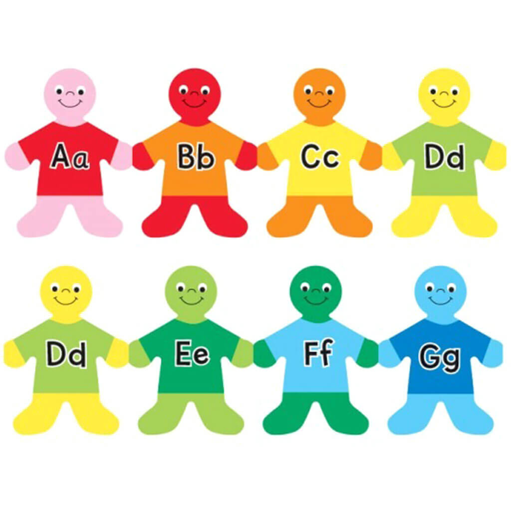 Alphabet Kids Upper and Lower Case Border