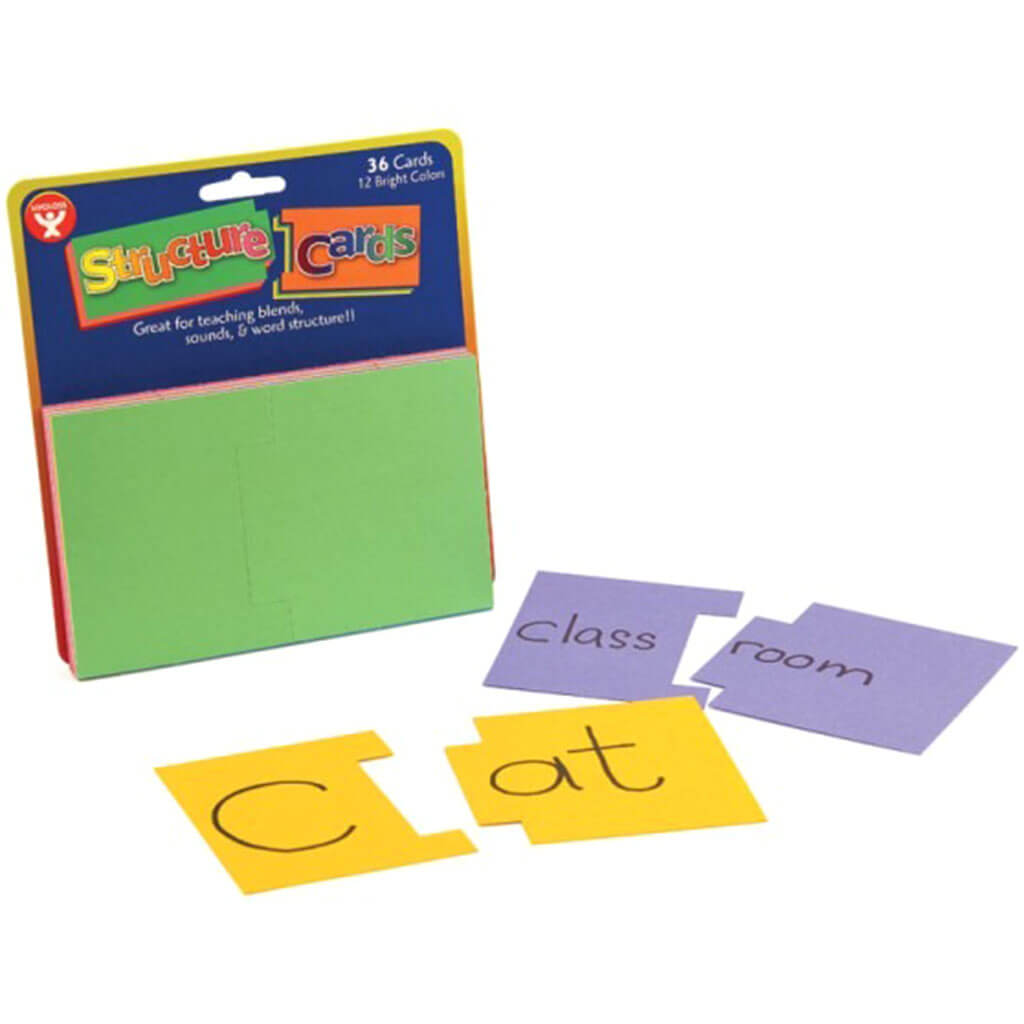 Structure Cards 3 x 5 36 Cards in 12 Colors