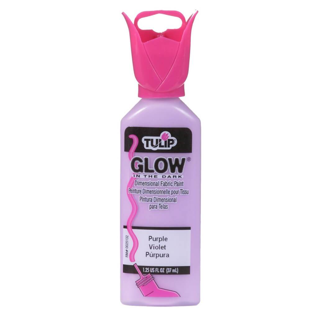 TULIP DIMENSIONAL FABRIC PAINT GLOW IN THE DARK 1.25OZ