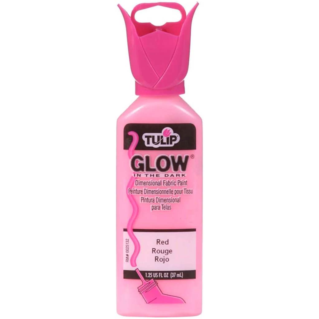 TULIP DIMENSIONAL FABRIC PAINT GLOW IN THE DARK 1.25OZ