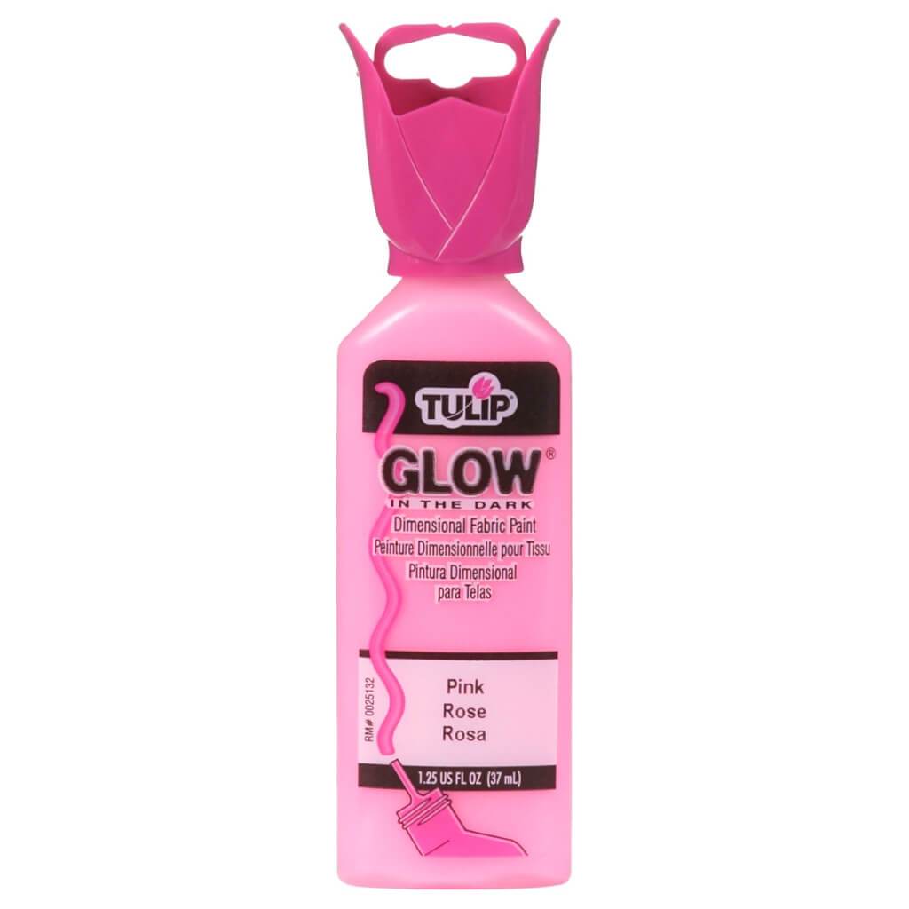TULIP DIMENSIONAL FABRIC PAINT GLOW IN THE DARK 1.25OZ