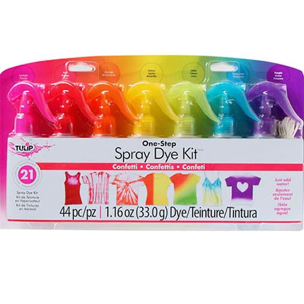 Tulip One Step Spray Tie-Dye Kit Confetti