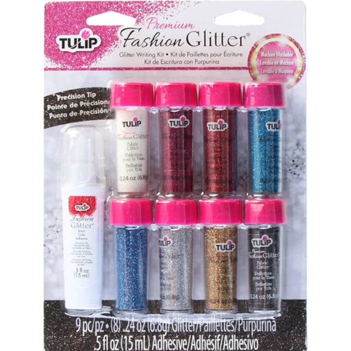 Tulip Fashion Fabric Glitter 9pcs