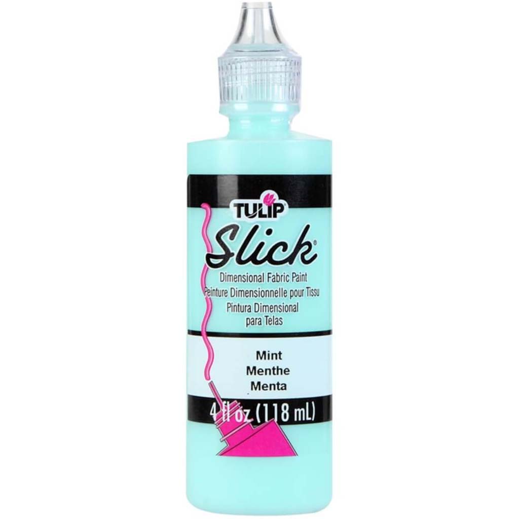TULIP DIMENSIONAL FABRIC PAINT SLICK MINT 4OZ