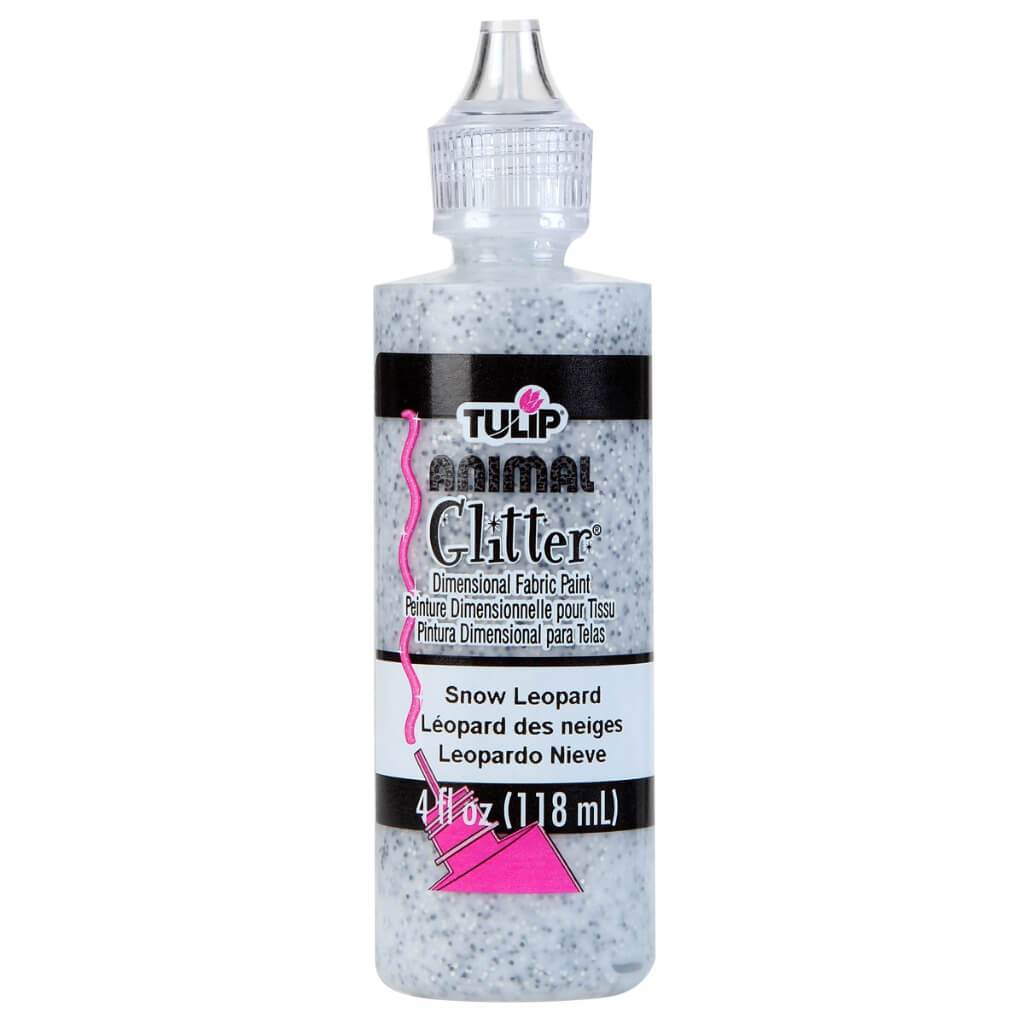 TULIP DIMENSIONAL FABRIC PAINT GLITTER PATRIOT 4OZ