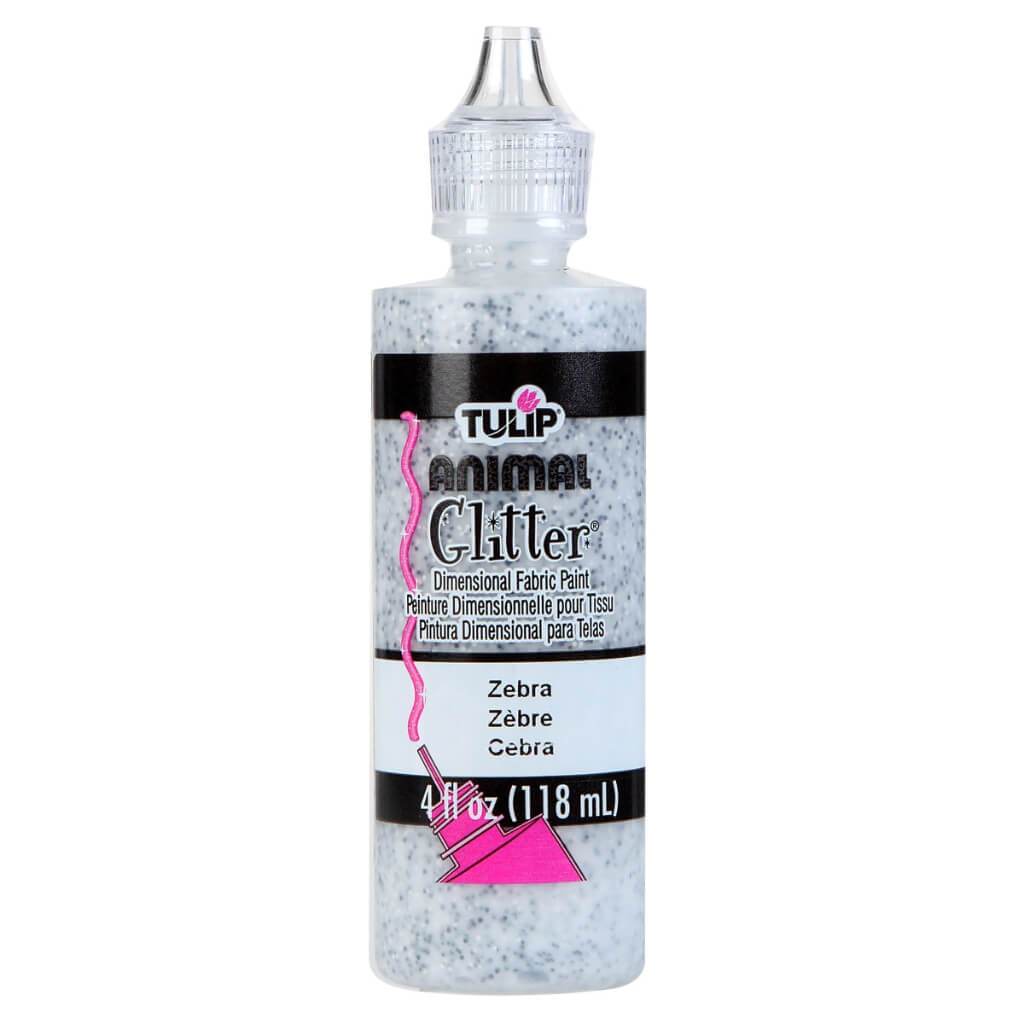 TULIP DIMENSIONAL FABRIC PAINT GLITTER PATRIOT 4OZ