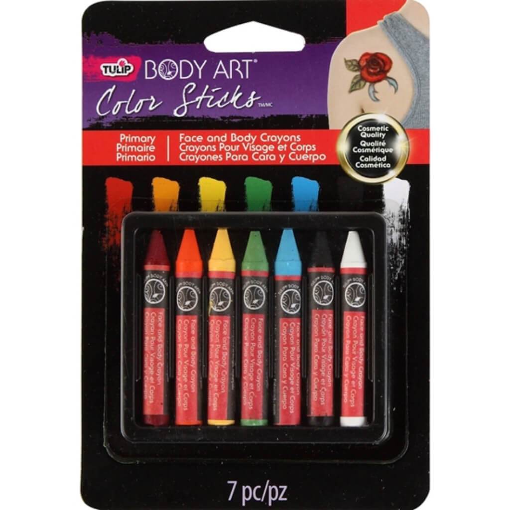 TULIP BODY ART COLOR STICKS PRIMARY