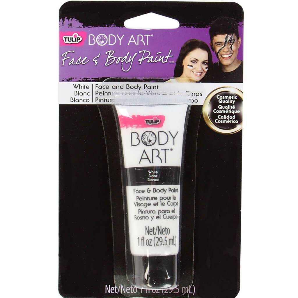 Tulip Art Face And Body Paint White 1oz