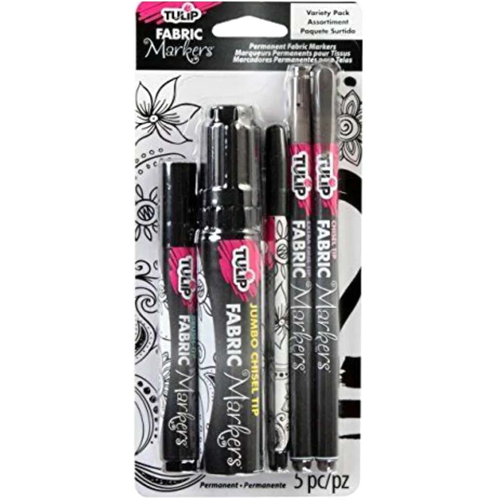 Tulip Variety Fabric Markers 5pcs