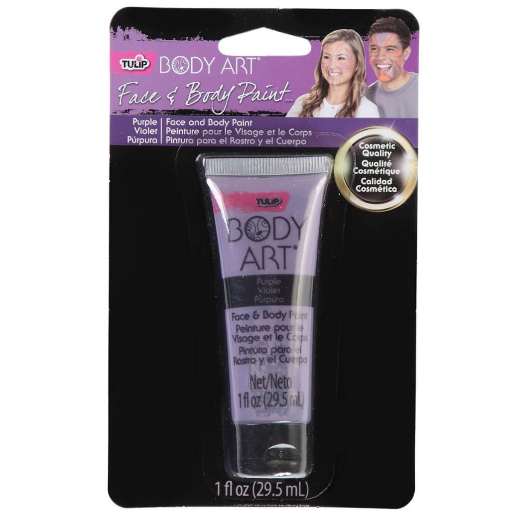 FACE AND BODY LIQUID PAINT PURPLE 1OZ