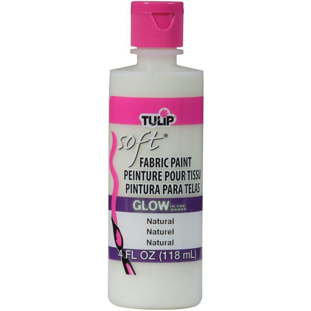 Soft Fabric Paint 4oz Glow Natural