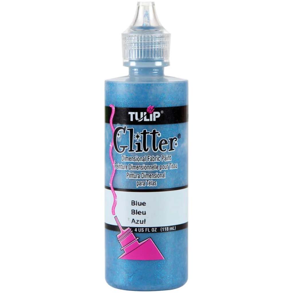 TULIP DIMENSIONAL FABRIC PAINT GLITTER 4OZ