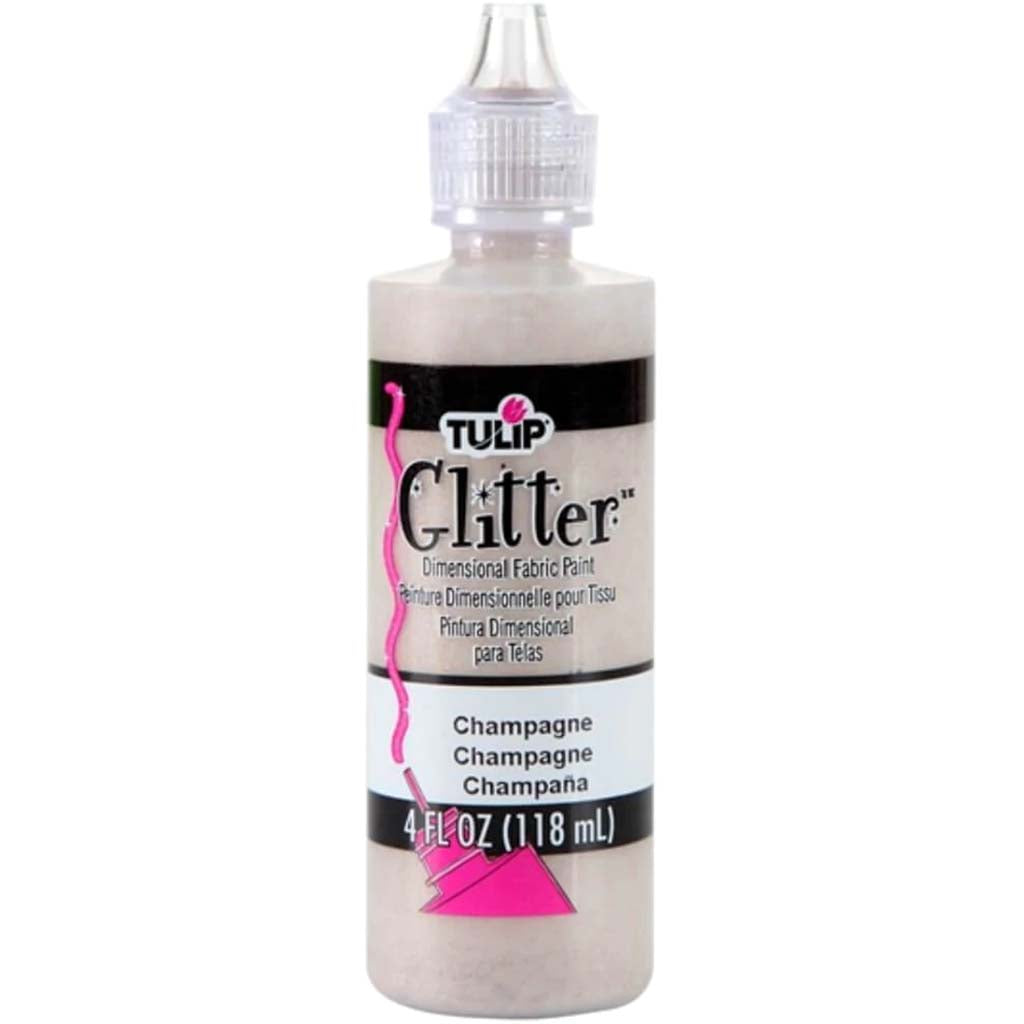 TULIP DIMENSIONAL FABRIC PAINT GLITTER 4OZ