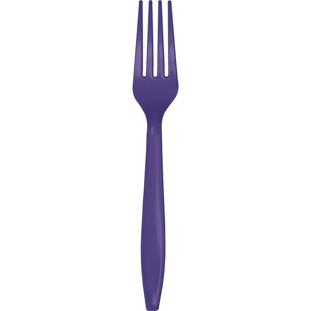 Plastic Fork, Purple 