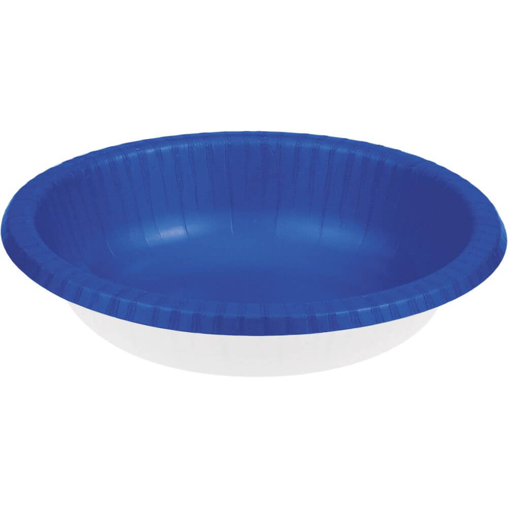 Paper Bowl 20oz 20ct, Cobalt 