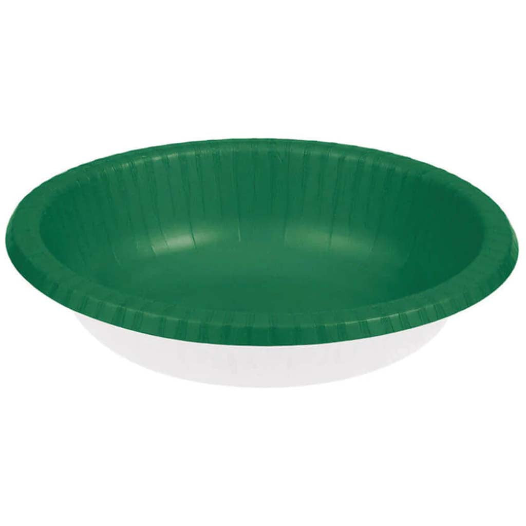 Emerald Green Paper Bowl 20oz 20ct, 