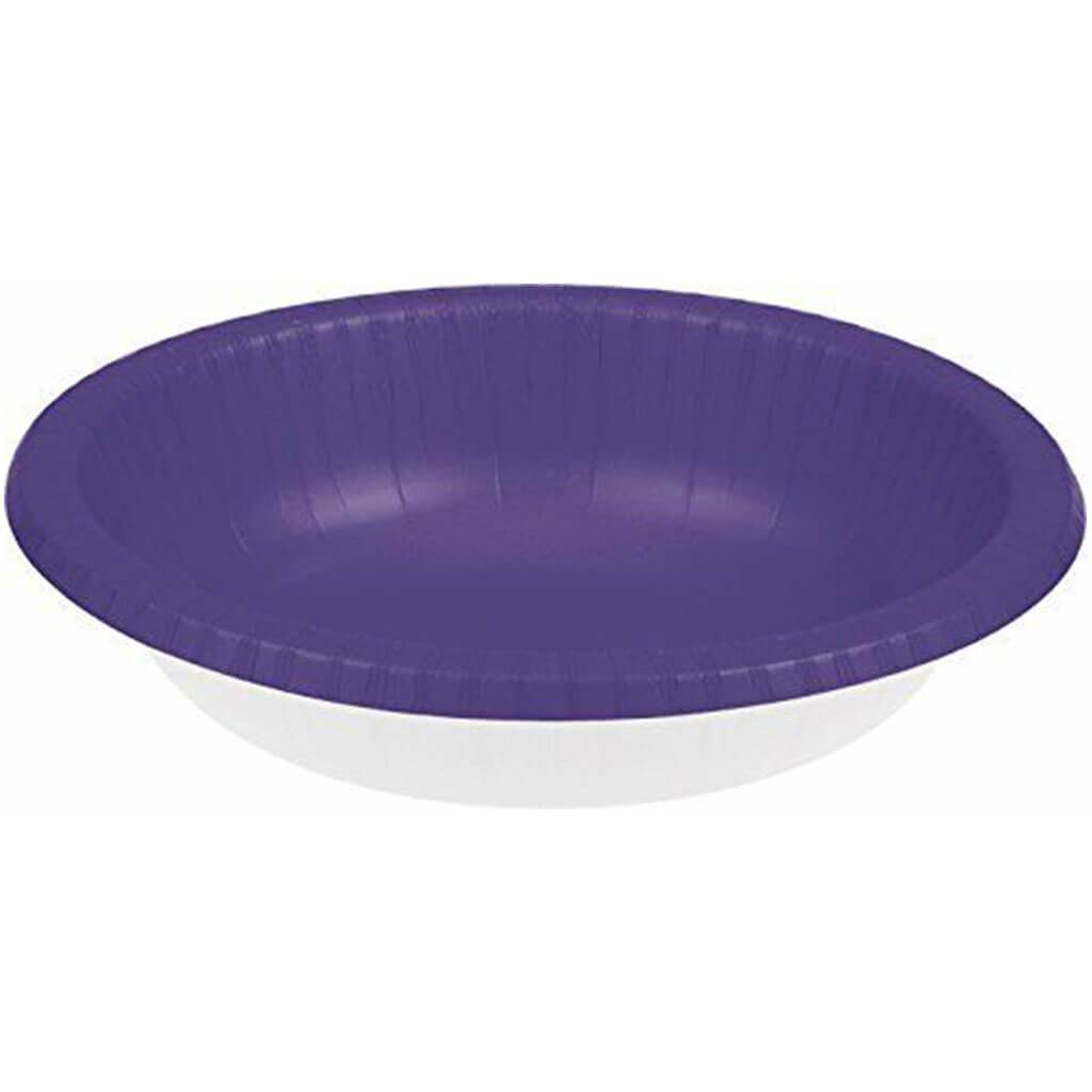 Paper Bowls 20oz 20ct, Purple