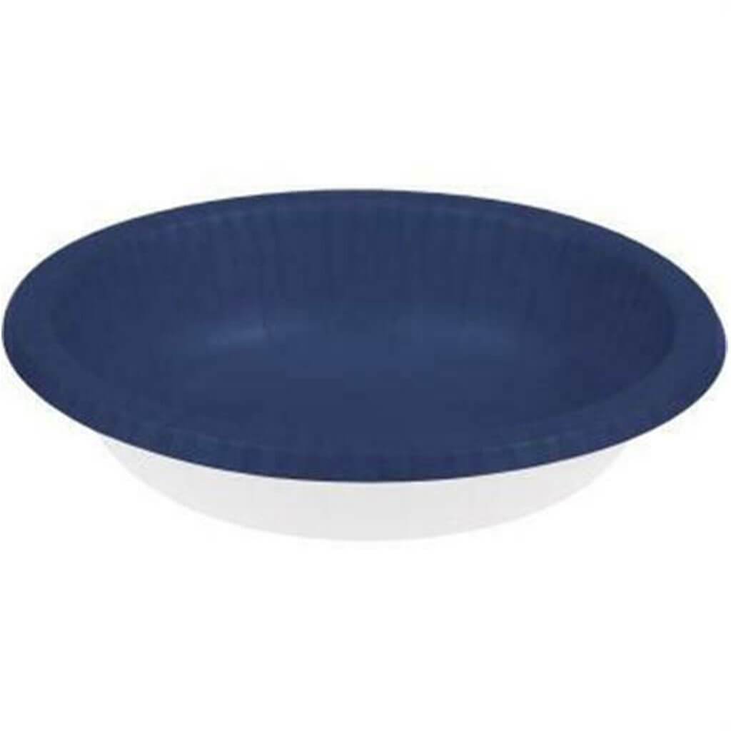 Paper Bowls 20oz 20ct, Navy Blue