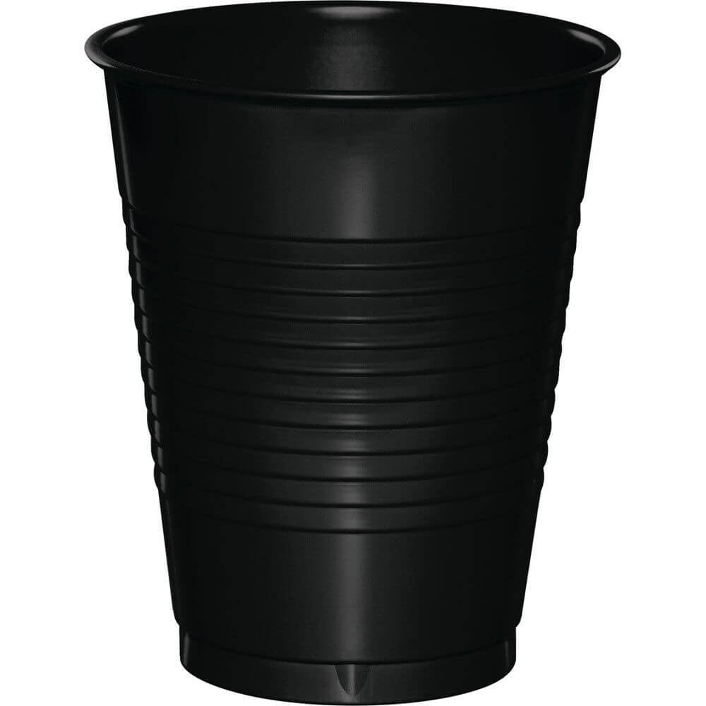 Plastic Cups 16oz 20ct, Black Velvet 